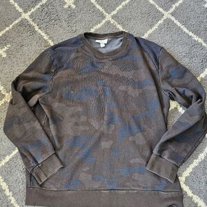 3.1 Phillip Lim Camouflage Sweatshirt - Brown and Blue